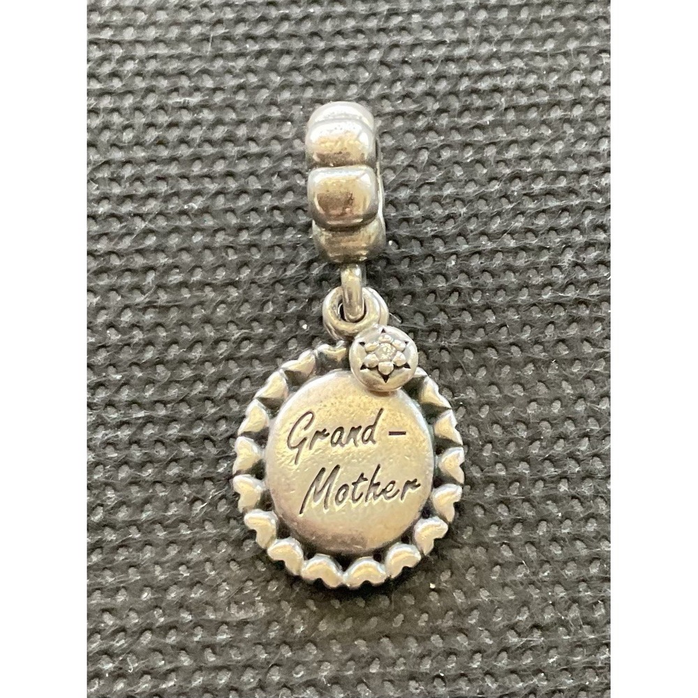 Pandora Sterling Silver Grandmother Dangle Charm ALE 925